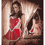 PVC-Heart-Set-(Skirt) - E6019 - An ideal gift for that special occasion.Shown with panties (E6061)One Size